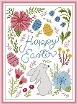 Stamped Pre-printed Cross Stitch Kit 11CT, DIY Gifts For Her, Embroidery... - $12.99