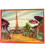 Disneyland Vintage Tomorrowland Jigsaw Puzzle Jaymar W Disney P  Large 3... - £22.62 GBP