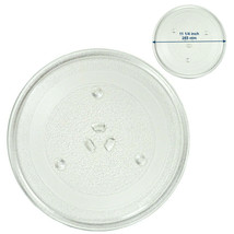 11-1/4 inch Glass Turntable Tray for GE WB49X10224 Microwave Oven Cookin... - £38.41 GBP