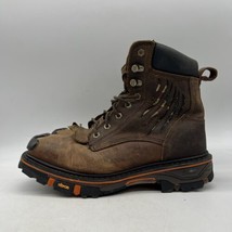 Cody James Decimator 8&quot; Comp Toe Work Boot Brown Men&#39;s Size 12 D - £47.51 GBP