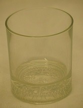 Crown Royal Signature Scotch Whiskey Clear Rocks Drinking Glass Bubble Bottom - £13.15 GBP