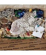 Mixed Jewelry Lot N  1.14lbs Mixed Vintage-Modern Wearable, Arts &amp; Craft... - $23.94