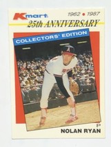 Nolan Ryan 1987 K-Mart Collector’s Edition #20 California Angels MLB Card - £1.01 GBP