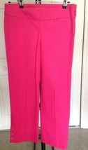 Lilly Pulitzer Sz 2 Palm Beach Fit CROPPED/CAPRI Pink Pants Euc - £23.73 GBP