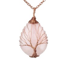 Natural Quartz Opal Stone Pendant - $19.99