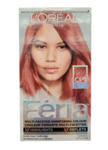 L&#39;Oreal Paris Feria CP1 Coral Pink Multi-Faceted Shimmering Hair Color Colour - £12.17 GBP