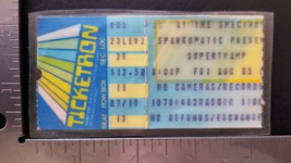 SUPERTRAMP - VINTAGE LAMINATED AUGUST 05, 1983 THE SPECTRUM CONCERT TICK... - £14.08 GBP