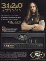 Rusty Cooley Peavey 3120 Thirty-One Twenty guitar amp ad 2009 advertisement - $4.50