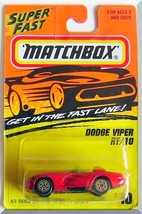 Matchbox - Dodge Viper RT/10: MBX SuperFast #10 (1996) *Red Edition* - $3.50