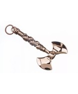 Viking Battle Axe Pendant – Authentic Bronze Amulet - $28.04 CAD
