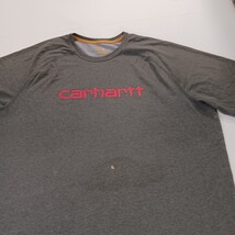 Carhartt Force Relaxed Fit Men's Gray Cotton Blend Short Sleeve T-Shirt Size 2XL image 13