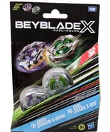 Beyblade X Knife Shinobi 4-80HN &amp; Keel Shark 3-80F Attack &amp; Defense Types - $19.83