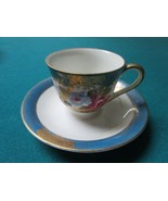 GENUINE JAPANESE PORCELAIN COFFEE CUP AND SAUCER BOUQUETS [89B] - £35.19 GBP
