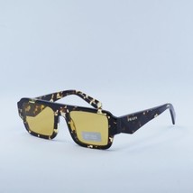 PRADA PRA05S 16O10C Black Malt Tortoise/Yellow 53-20-145 Sunglasses New Authe... - $345.29