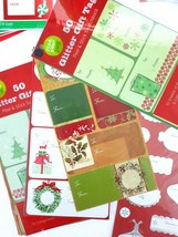 Mixed Lot Hallmark Gift Tags Holiday Wrapping Address Labels Tattoos 15 ... - $10.34