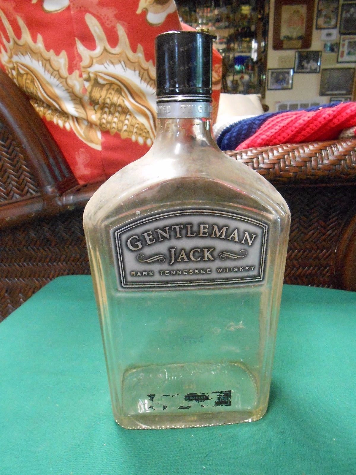 Great Collectible Vintage JACK DANIELS Bottle "Gentleman Jack" EMPTY - $7.59