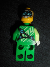 Ninjago LEGO Digi Lloyd Green Ninja Prime Empire Minifigure 2 Faces Green Helmet - £5.74 GBP