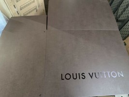 Authentic Louis Vuitton LV Empty Gift Storage Box Only XL 17x13.5x10 New - £72.66 GBP
