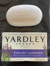 Yardley London English Lavendar Moisturizing Bath Bar Soap Essential Oils 4.25 - £2.34 GBP