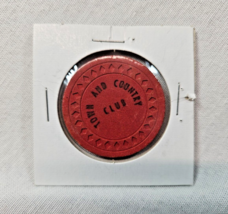 Vintage Town and Country Club 5.00 Five Dollar Red Gambling Club Poker Chip - £15.52 GBP