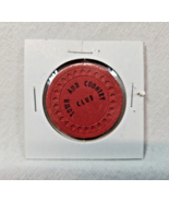 Vintage Town and Country Club 5.00 Five Dollar Red Gambling Club Poker Chip - $19.95