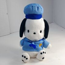 Sanrio Smiles Pochacco Mini Plush Little Sailor blue hat bean bag beanie... - $55.00