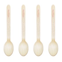 Nut Free Shabby Pin Dress My Cupcake Natural Wood 200-Pack Buffet Spoons... - $7.99