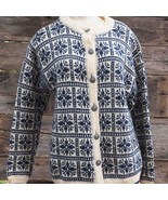 Vintage Womans Kofler Mode Luzern Wool Sweater Button Down Size M - £38.83 GBP