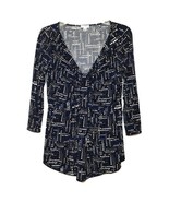 BLUE AND WHITE POKA DOT TOP FROM NINE WEST SIZE SM - $214.77 MXN