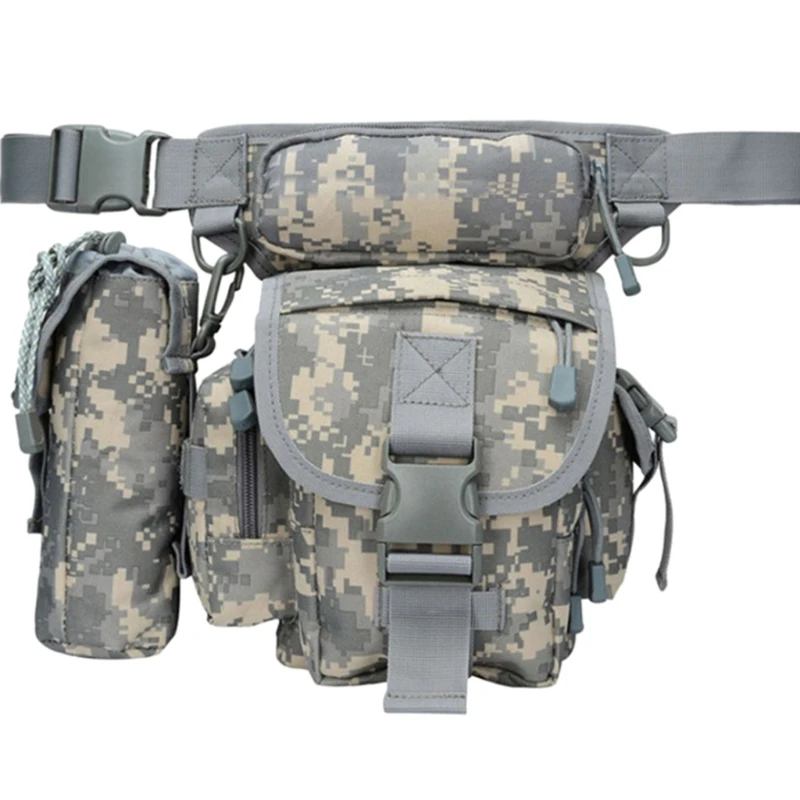 Waist bag tactical military thigh hip outdoor pack for metal detecting hiking traveling thumb200