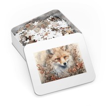 Jigsaw Puzzle in Tin, Fox, Personalised/Non-Personalised (30, 110, 252, 500,1000 - £28.12 GBP+