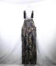 Vtg 90s Streetwear Mens Large Mossy Oak Camouflage Wide Leg Overalls Bibs USA - £93.41 GBP