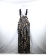 Vtg 90s Streetwear Mens Large Mossy Oak Camouflage Wide Leg Overalls Bib... - £94.64 GBP