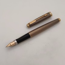 Parker 75 Füllfederhalter mit Vermeil Kappe &amp; Schaft Made in USA - $237.05