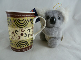 Yijan Australia Aboriginal Art Women&#39;s Ceremony Coffee Mug + Koala Bear - $371.47 MXN