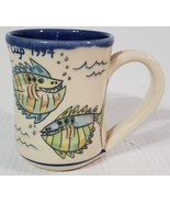 Davila Brodsky Pottery Santa Fe NM 1994 Slyder Cup 12 Oz Mug GC - $69.00