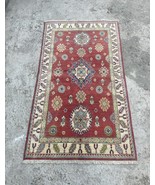 Super Kazak Red Oriental 3x5 Bohemian Area Rug - $5,444.81 MXN