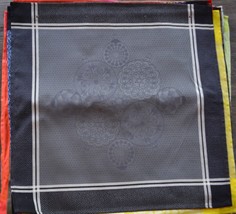 Le Jacquard Francais Scintillement Caviar Cotton Napkin Sample - $9.00