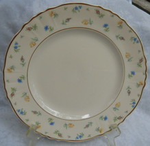 3 SYRACUSE CHINA SUZANNE DINNER PLATES 10&quot; FEDERAL SHAPE FLORAL PETITE F... - $41.81