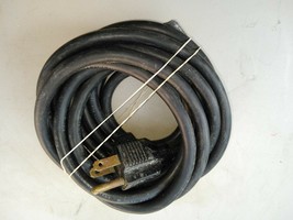 9JJ35 Lead Cord, 12' Long, 16/3 Wires, Sjtw Jacket, Good Condition - $4.99