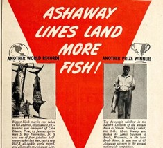 Ashaway Nylon Fishing Lines 1953 Advertisement Outdoor Sporting DWDD20 - £23.97 GBP