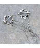 316L Stainless Steel Triple Chain Pink Ribbon - $582.42 MXN