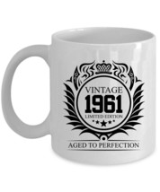 Limited Edition 1961 Coffee Mug 11oz 64th Birthday 64 Years Old Vintage Mug Gift - $16.78