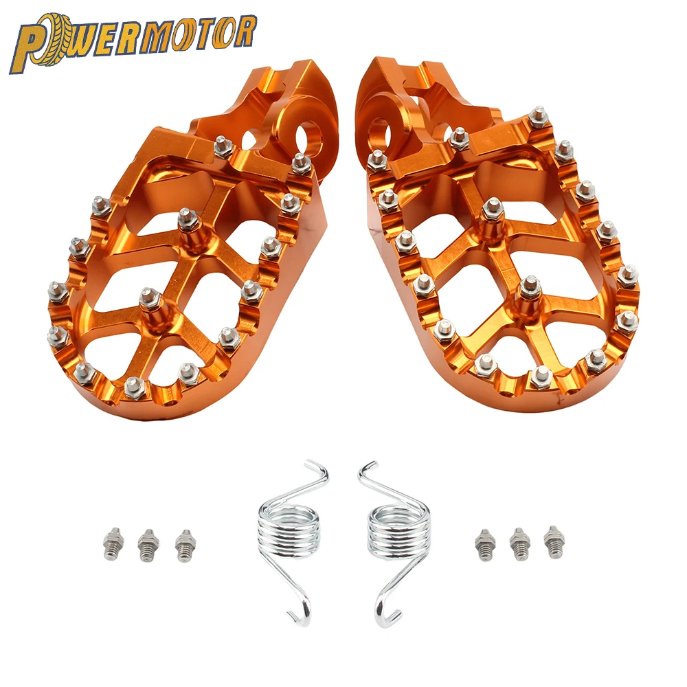 Enduro Motocross for KTM EXC Footrest Foot Pegs Footpegs Rests Pedals XC SX SXF - £25.53 GBP
