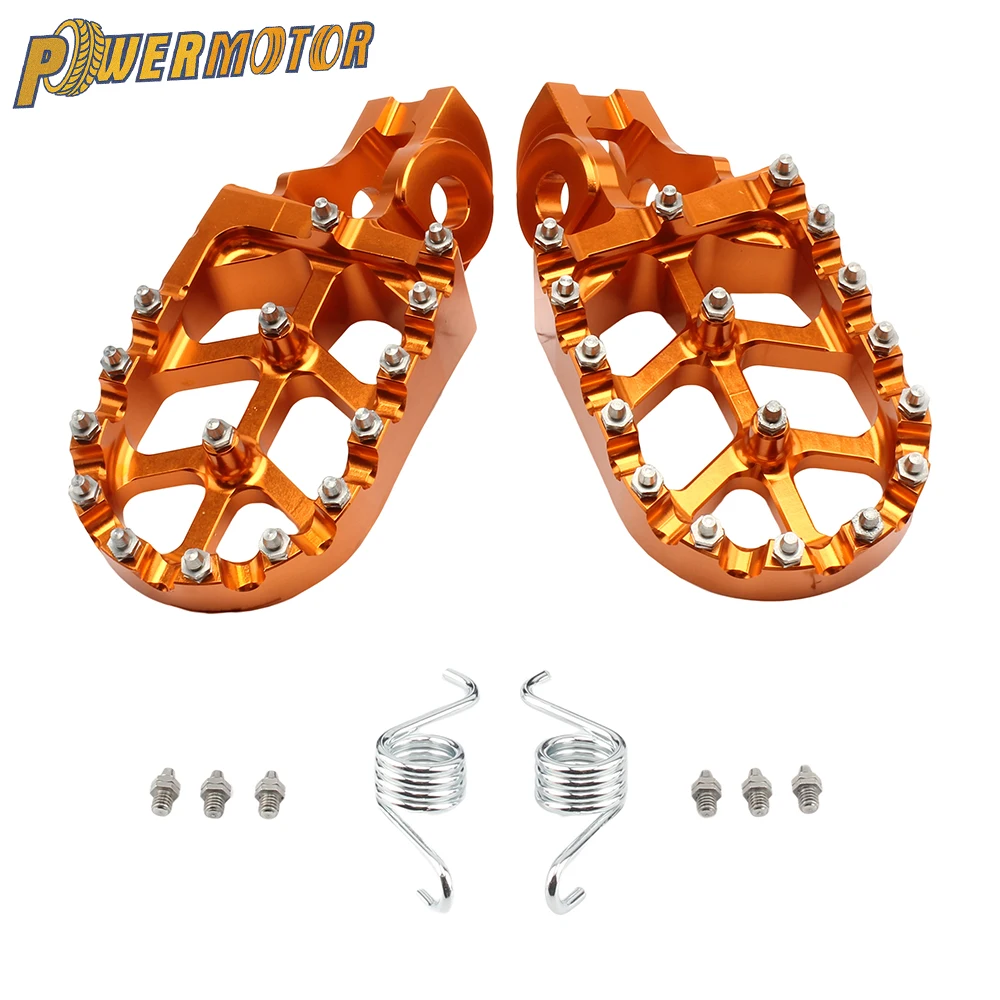 Enduro Motocross for KTM EXC Footrest Foot Pegs Footpegs Rests Pedals XC SX SXF - £24.33 GBP