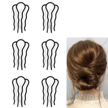 6 Piece Metal Hair Fork Clip Hair Side Combs Hair Pins Buns Updo U-Shape... - €8,31 EUR 6 Piece Metal Hair Fork Clip Hair Side Combs Hair Pins Buns Updo U-Shape... - €8,31 EUR