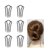 6 Piece Metal Hair Fork Clip Hair Side Combs Hair Pins Buns Updo U-Shape... - $177.60 MXN 6 Piece Metal Hair Fork Clip Hair Side Combs Hair Pins Buns Updo U-Shape... - $177.60 MXN
