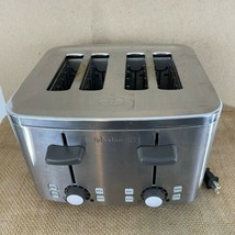 Calphalon Model HE400ST 1800 Watt Stainless Steel 4 Slot Bagel Toaster - £53.73 GBP