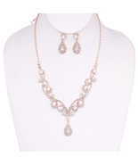 LUXURY NECKLACE AND EARRING SET - £19.16 GBP