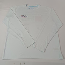 Columbia Sportswear Omni Freeze Zero Long Sleeve White T-Shirt Men&#39;s Siz... - $16.82